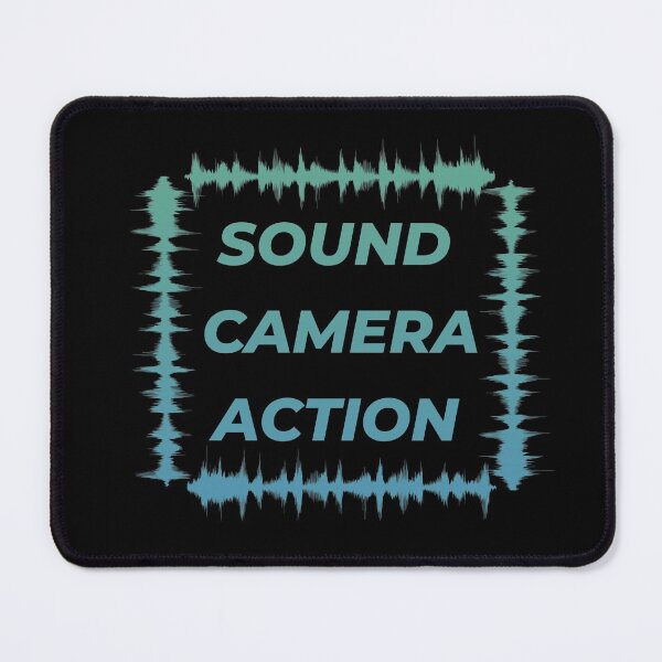Item preview, SOUND Camera Action Audio | Mint Wave Square designed and sold by DanLopesMerch.