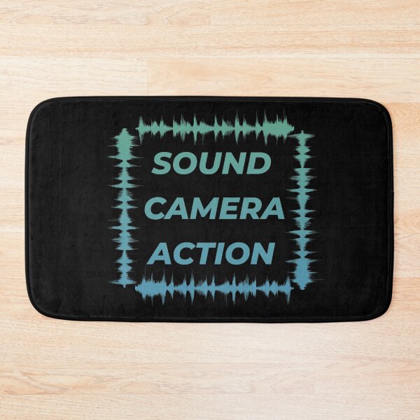 Item preview, SOUND Camera Action Audio | Mint Wave Square designed and sold by DanLopesMerch.
