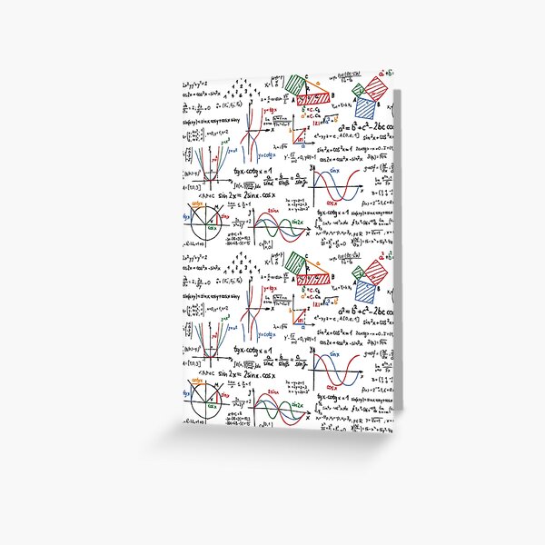 Math Teacher Greeting Card
