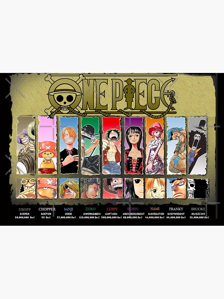 One Piece Team Wanted Hardcover Journal By Sredha Redbubble