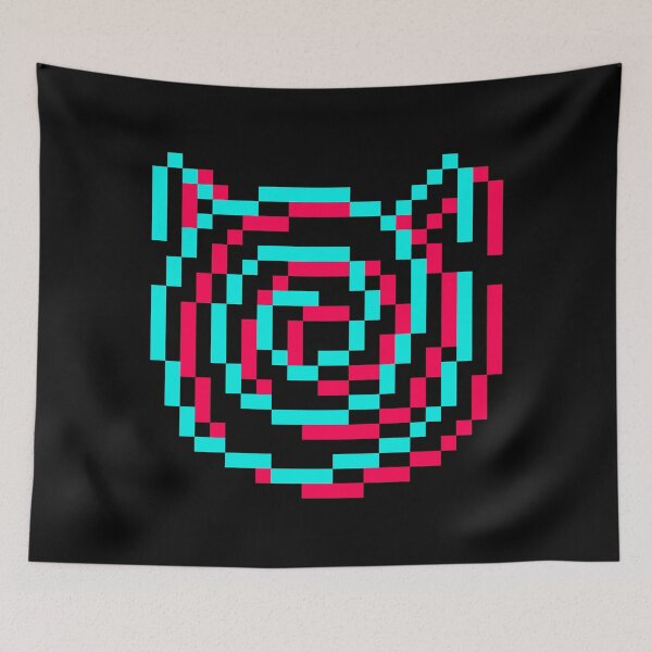 Item preview, Hypno Cat / Hypnotising Cat v2 Pixelart designed and sold by in-vectors.