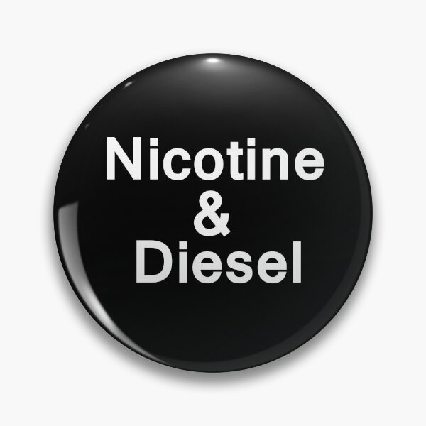 Item preview, Nicotine & Diesel  - Funny Gift for Dad, Mechanic, Farmer, Truck Lover, Big Rig, Long Haul Driver, Powerstroke designed and sold by Boum04.