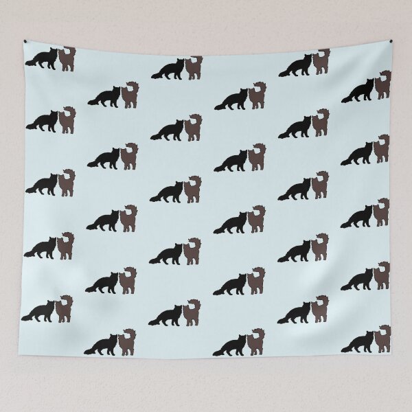Item preview, Gatsby & Daisy Feeling Spicy (Brown & Black Cats) designed and sold by andmarstan.