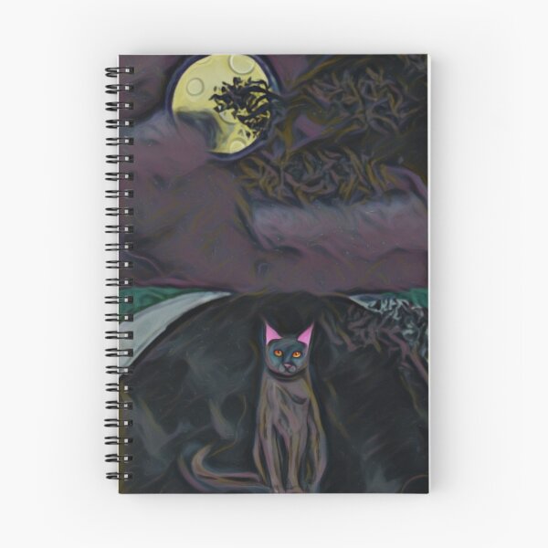Item preview, night cat designed and sold by madsmoon.