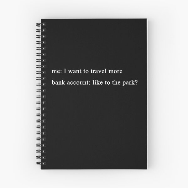 Item preview, "I want to travel more."  Bank account: like to the park designed and sold by Celosia Liv.