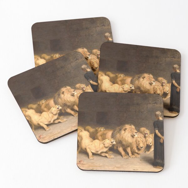Item preview, Daniel In The Lions Den 1872 By Briton Riviere designed and sold by JDesigningMO.