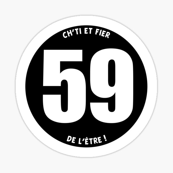 CH'TI 59 Sticker