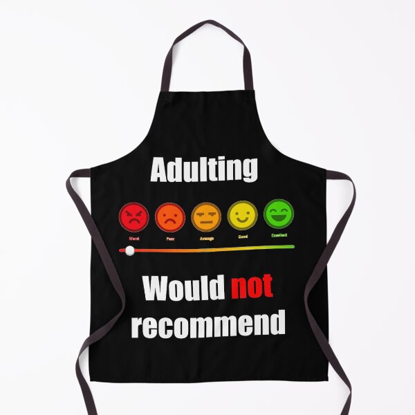 Item preview, Adulting would not recommend  designed and sold by MadTripStudio.