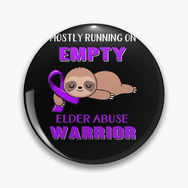 Item preview, Mostly Running On Empty Elder Abuse Warrior designed and sold by Brad-FI.