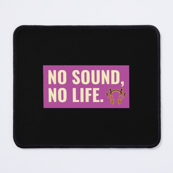 Item preview, No Sound No Life | Audio Engineer Pink designed and sold by DanLopesMerch.
