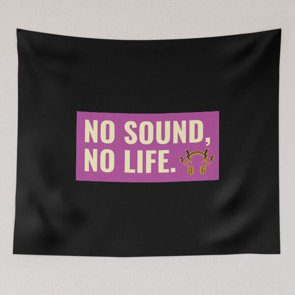Item preview, No Sound No Life | Audio Engineer Pink designed and sold by DanLopesMerch.
