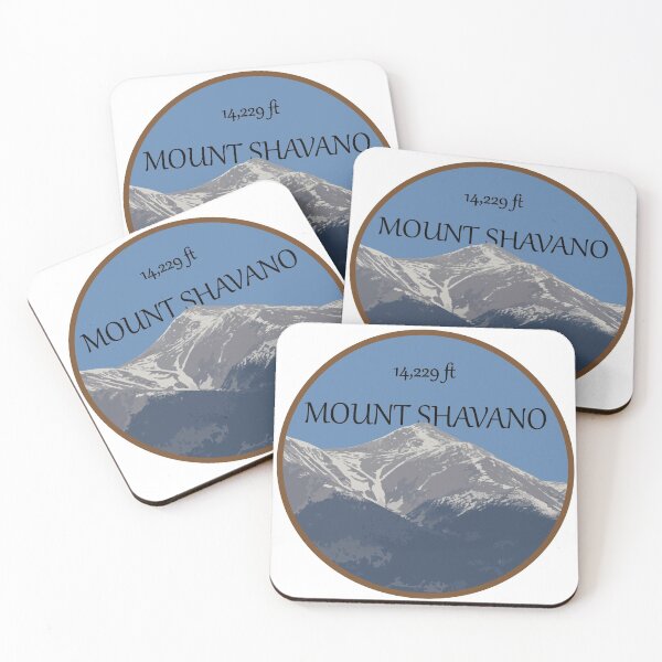 Item preview, Mount Shavano Illustration designed and sold by scrossdesigns.