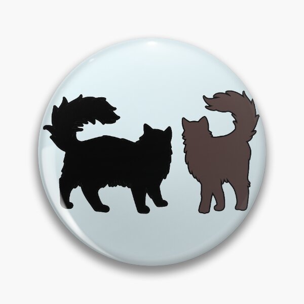 Item preview, Gatsby & Daisy Vibing (Brown & Black Cats) designed and sold by andmarstan.