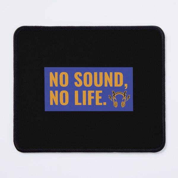 Item preview, No Sound No Life | Audio Engineer Blue designed and sold by DanLopesMerch.