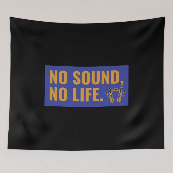Item preview, No Sound No Life | Audio Engineer Blue designed and sold by DanLopesMerch.