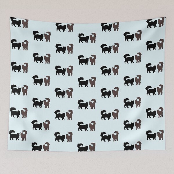 Item preview, Gatsby & Daisy Vibing (Brown & Black Cats) designed and sold by andmarstan.