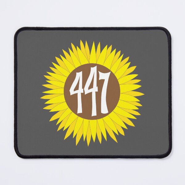 Item preview, Hand Drawn Illinois Sunflower 447 Area Code designed and sold by itsrturn.