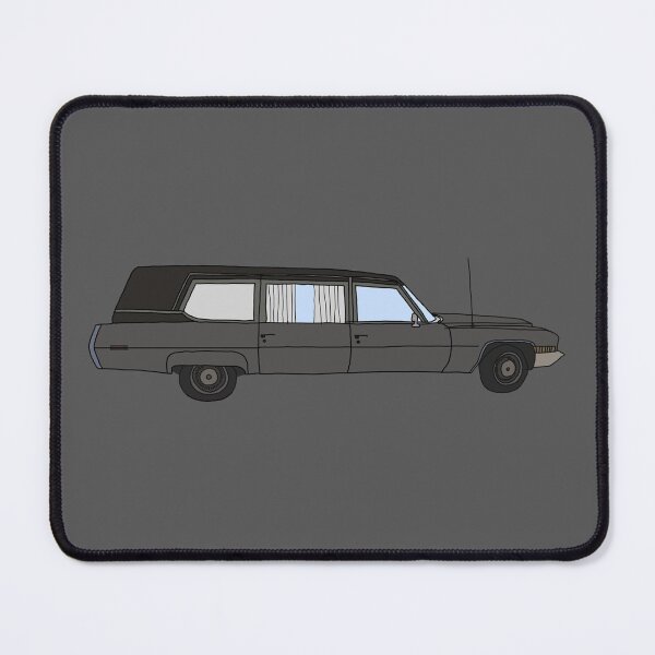 Item preview, Hand Drawn Antique Vintage Hearse Gothic Car designed and sold by itsrturn.