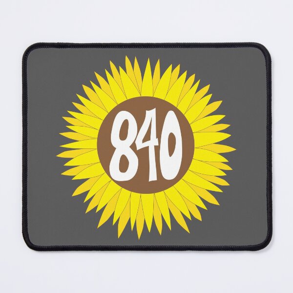 Item preview, Hand Drawn California 840 Area Code Sunflower designed and sold by itsrturn.