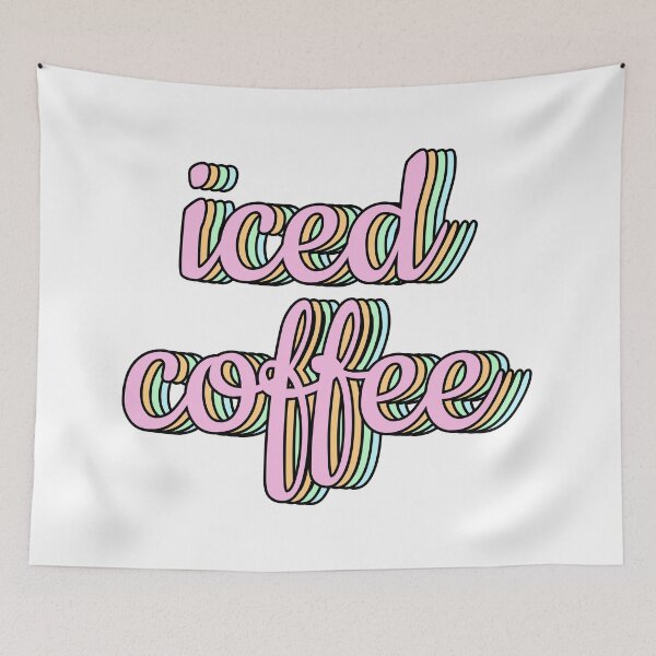 Item preview, Iced Coffee Retro Pastel designed and sold by lukassfr.