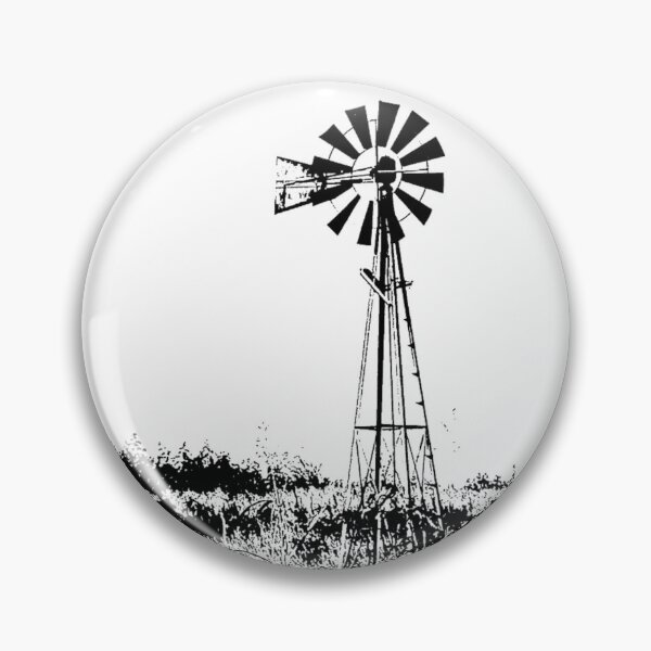 Item preview, Black & white sketch of a windmill....!! designed and sold by VIVEK KUMAR RAI.