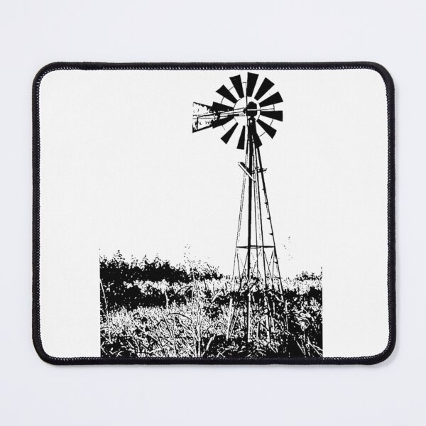 Item preview, Black & white sketch of a windmill....!! designed and sold by VIVEK KUMAR RAI.