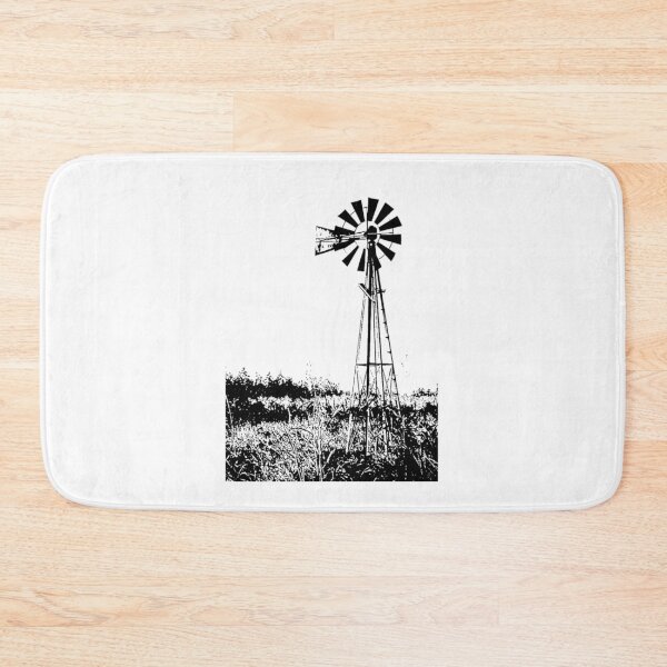 Item preview, Black & white sketch of a windmill....!! designed and sold by VIVEK KUMAR RAI.