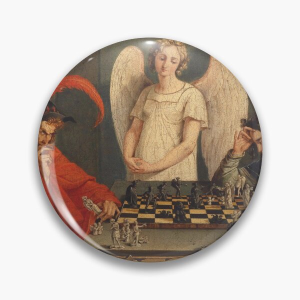 Item preview, Faust And Mephistopheles Playing Chess designed and sold by JDesigningMO.