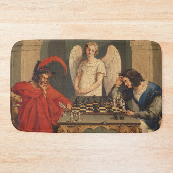 Item preview, Faust And Mephistopheles Playing Chess designed and sold by JDesigningMO.