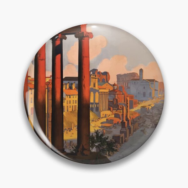 Item preview, Vintage Rome Travel Advertisement - Rome Art Reproduction designed and sold by molamode.