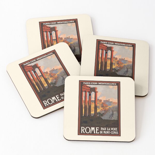 Item preview, Vintage Rome Travel Advertisement - Rome Art Reproduction designed and sold by molamode.