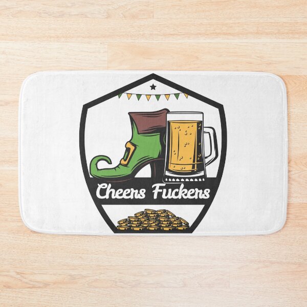 Item preview, Cheers fuckers irish shamrock designed and sold by IzzyTheWizz.