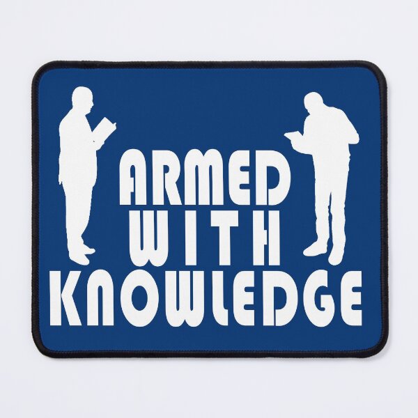 Item preview, ARMED WITH KNOWLEDGE designed and sold by YACINE-MALIKI.
