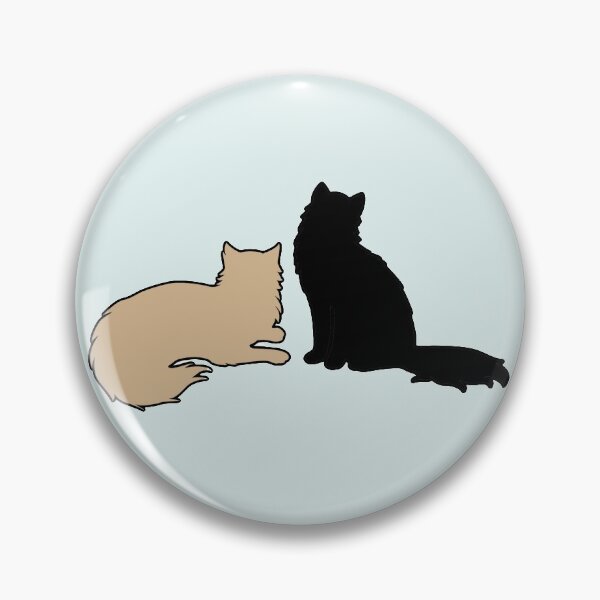 Item preview, Bella & Edward Looking At You (Black & Beige Cats) designed and sold by andmarstan.