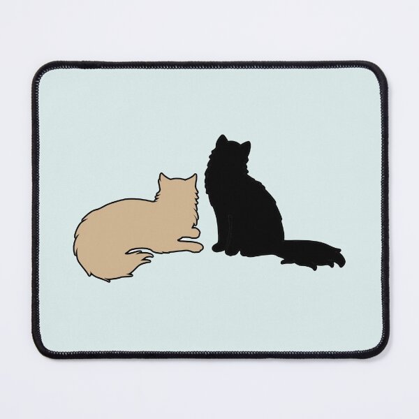 Item preview, Bella & Edward Looking At You (Black & Beige Cats) designed and sold by andmarstan.