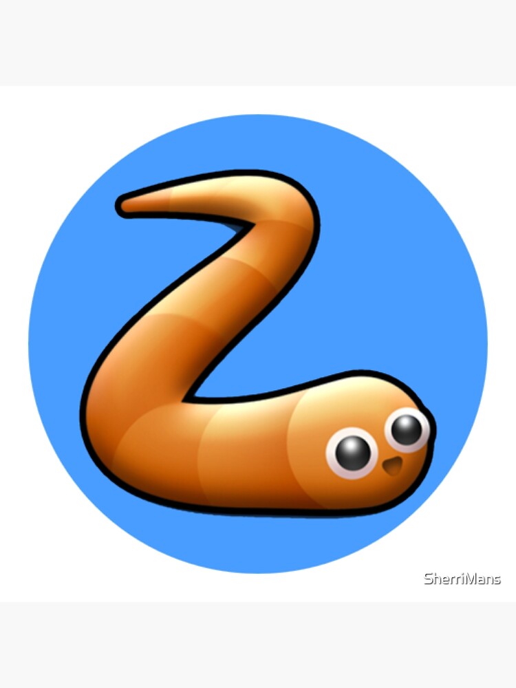 slither io game worm snake Poster for Sale by emcazalet
