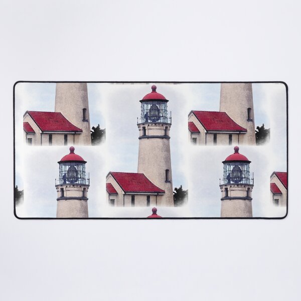 Item preview, Cape Blanco Lighthouse Watercolor designed and sold by KirtTisdale.