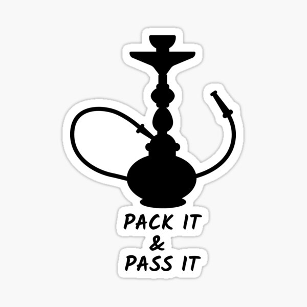 Artikel-Vorschau von Shisha Pack es ein und gib es weiter, designt und verkauft von Six Deers.