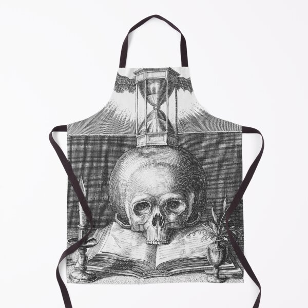 Item preview, Frontispiece With A Skull And Hourglass By Hendrick Hondius designed and sold by JDesigningMO.
