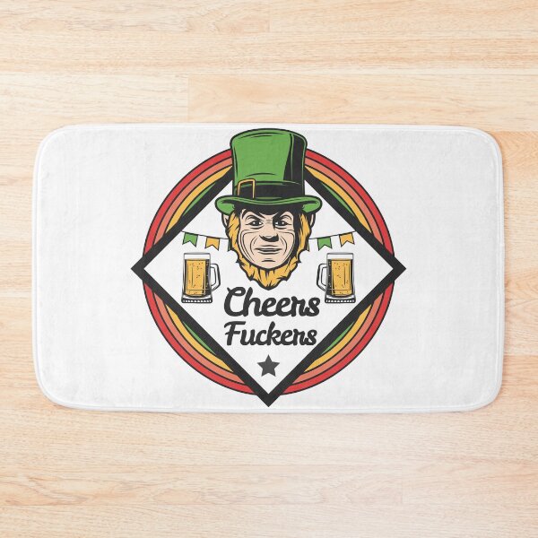Item preview, Cheers fuckers irish shamrock designed and sold by IzzyTheWizz.