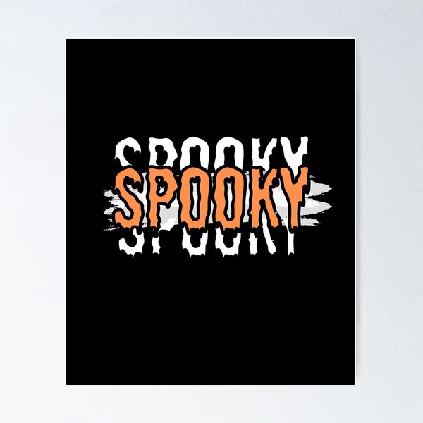 Item preview, Spooky Vibes - orange letter designed and sold by piastrelli.