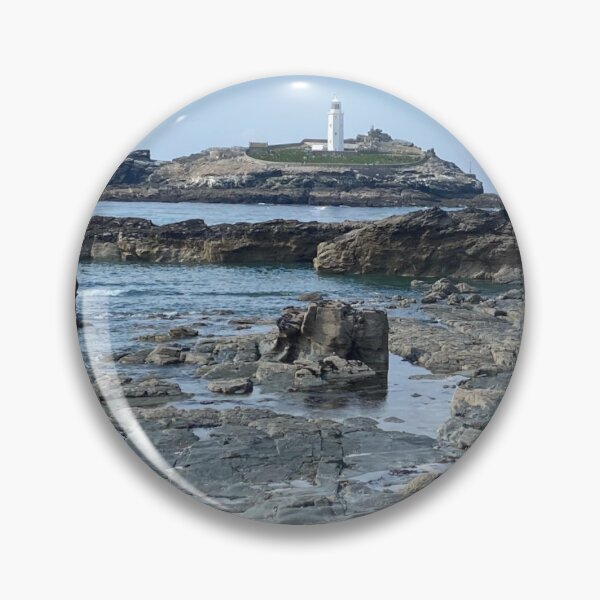 Aperçu de l'œuvre Phare de Godrevy créée et vendue par Rowenna Henson.