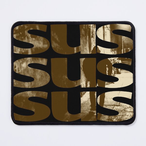 Item preview, SUS Kinda Sus Retro Brown Beige designed and sold by Milizabeth.