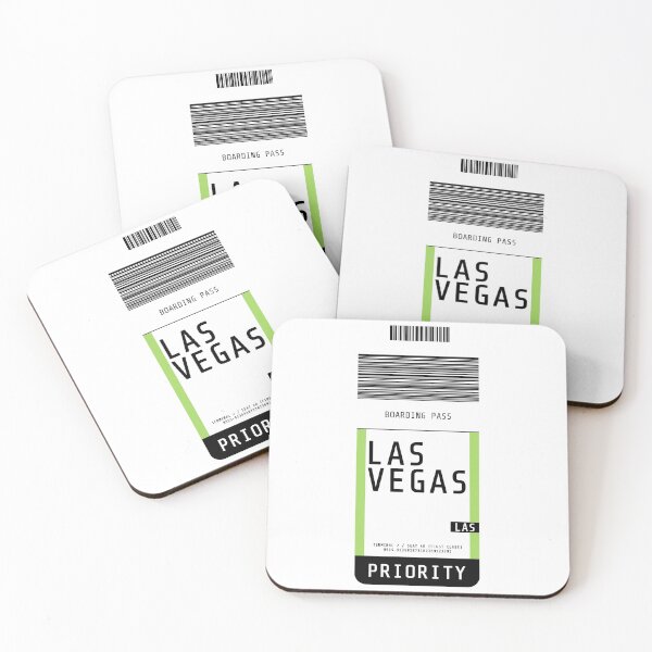 Item preview, Las Vegas Boarding Pass LAS designed and sold by lukassfr.
