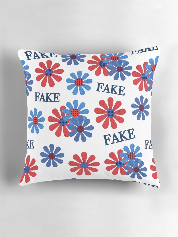 fake ass flowers | Pillow