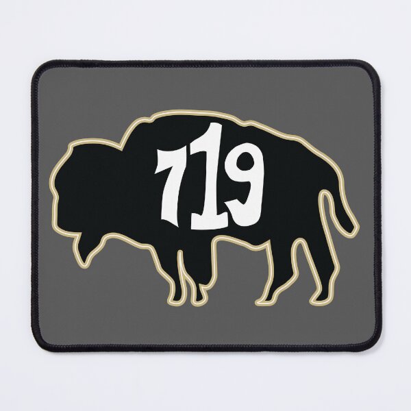 Item preview, Hand Drawn Colorado Buffalo 719 Area Code designed and sold by itsrturn.