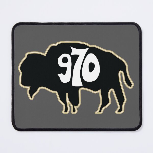 Item preview, Hand Drawn Colorado Buffalo 970 Area Code designed and sold by itsrturn.