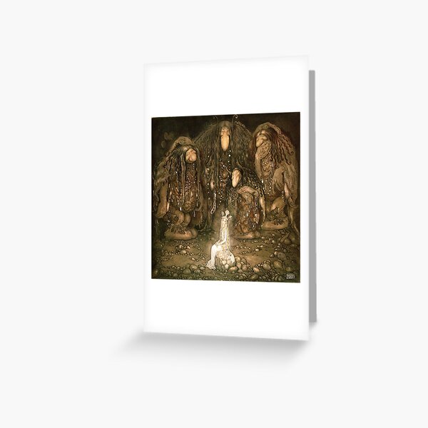 Set of 5 Blank Greeting John Bauer-The Princess & The Trolls Note Cards Set of 5 Blank Greeting John Bauer-The Princess & The Trolls Note Cards