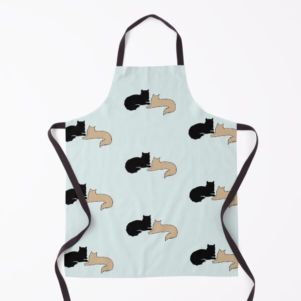 Item preview, Bella & Edward Lounging Around (Black & Beige Cats) designed and sold by andmarstan.