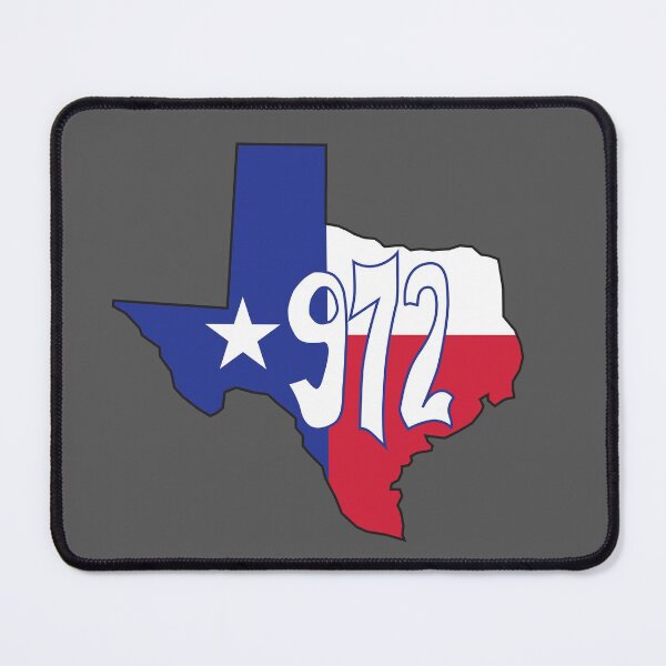 Item preview, Hand Drawn Texas Flag 972 Area Code designed and sold by itsrturn.